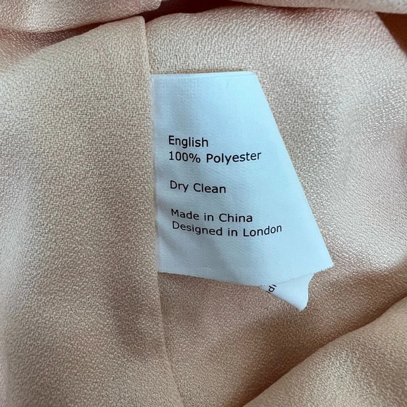 JARLO Revolve Formal Gown CADENCE PEACH Lace Sheer Maxi Dress Size SMALL/10 B37 - Picture 13 of 13